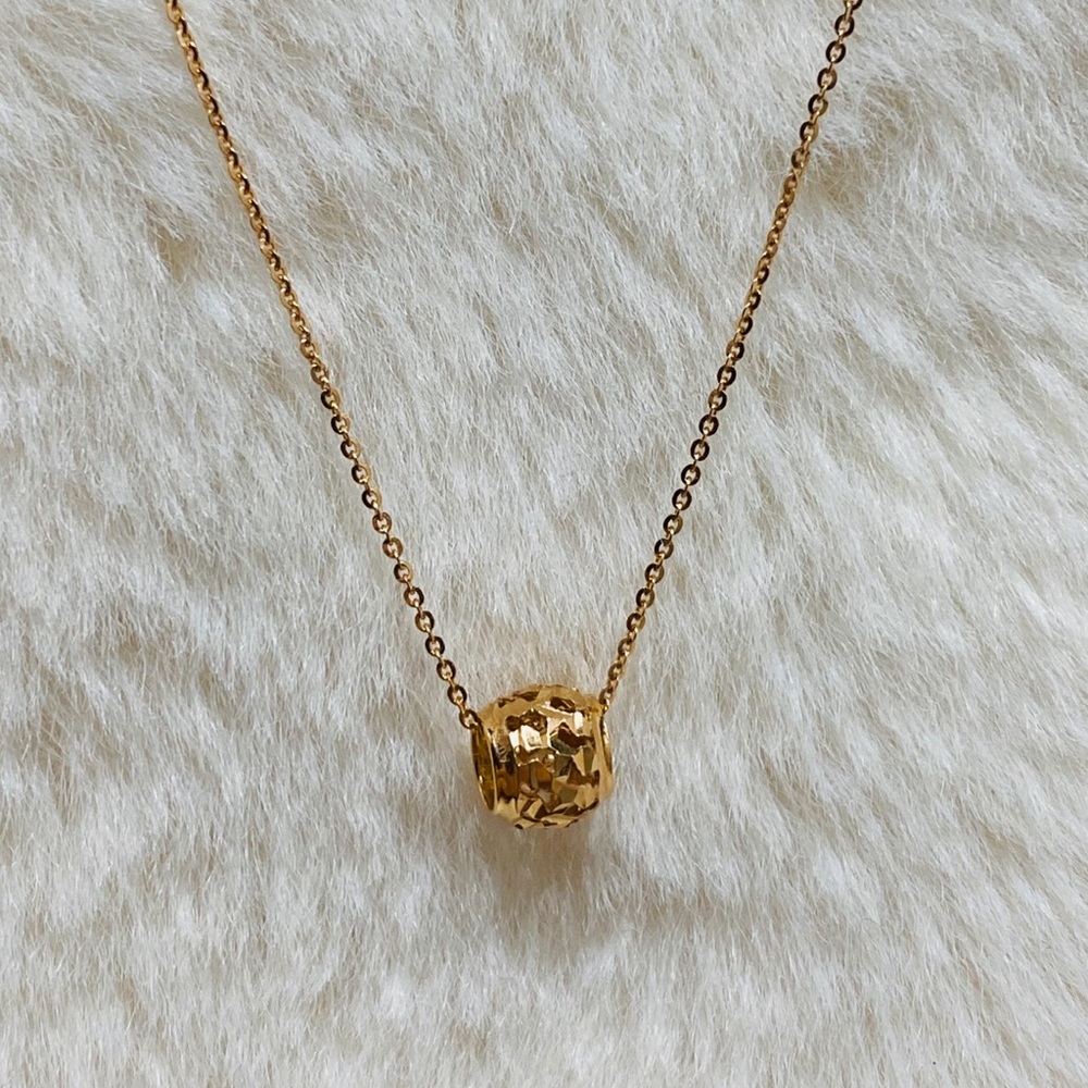 18k Rose Gold Adjustable Necklace